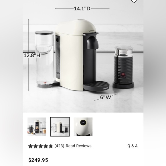 Nespresso Other - Nespresso Breville VertuoPlus Coffee Maker Excellent Condition